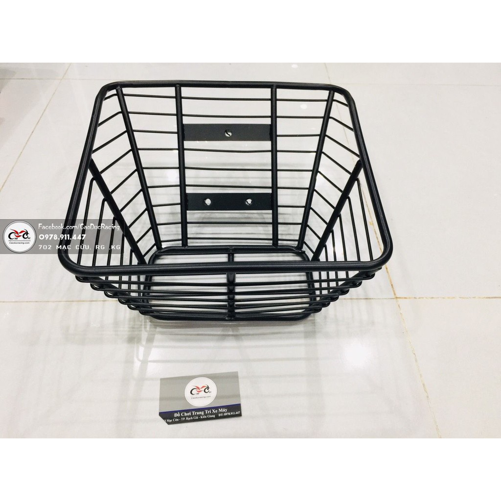Rổ WAVE nhỏ anpha - loại sơn đen tĩnh điện
