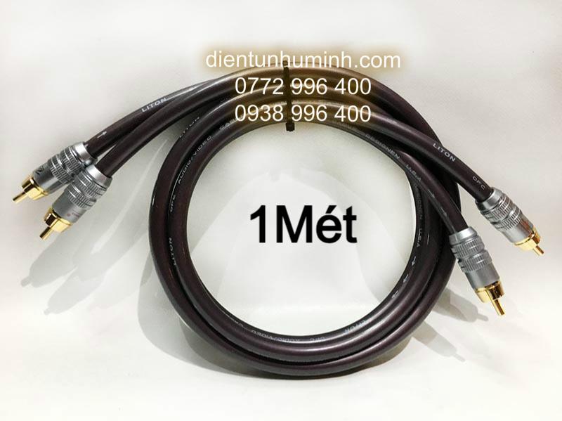 Dây AV LITON Đầu Bạc - CÁP AV - DÂY TÍN HIỆU ÂM THANH