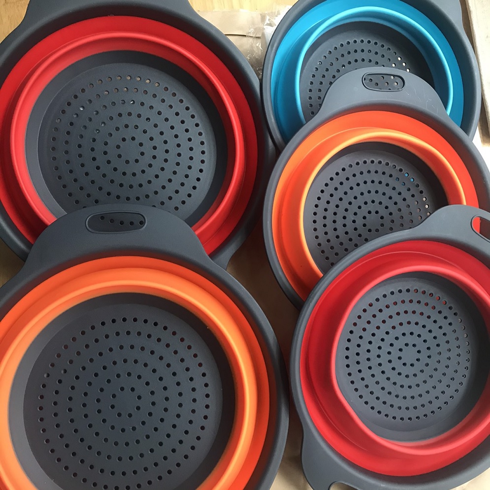 Rổ silicone gấp gọn, thiết bị tiện ích