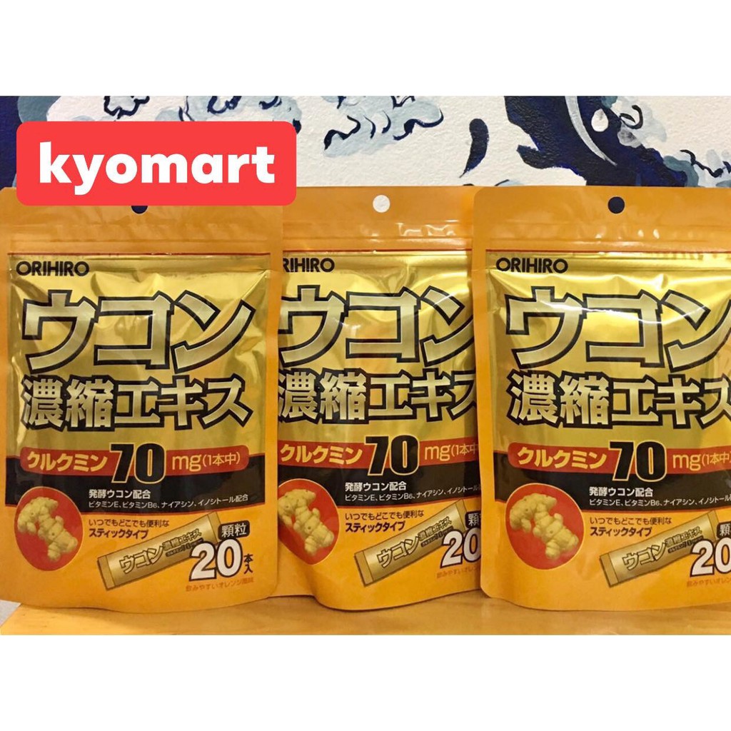 Bột nghệ giải rượu Orihiro 70mg Nhật Nội Địa