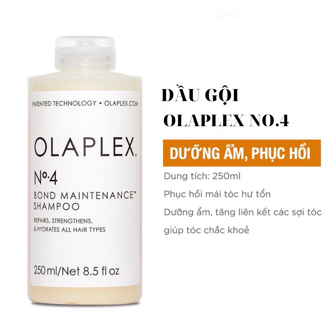 Bộ olaplex no.4, olaplex no.5 + hấp dầu olaplex no.8 phục hồi tóc hư 250ml + 250ml + 100ml