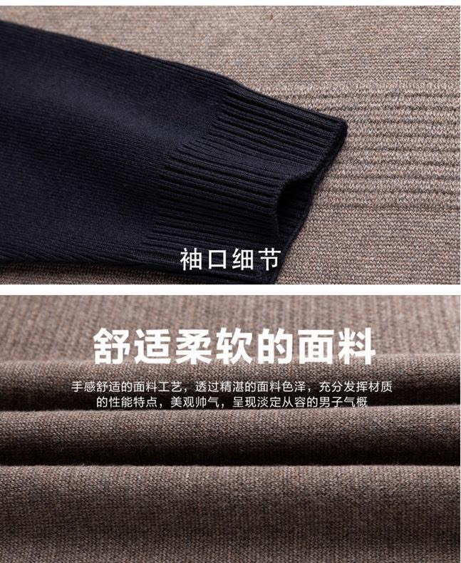 Áo len nam cổ tròn, chất len dày dặn , kiểu dáng hàn quốc