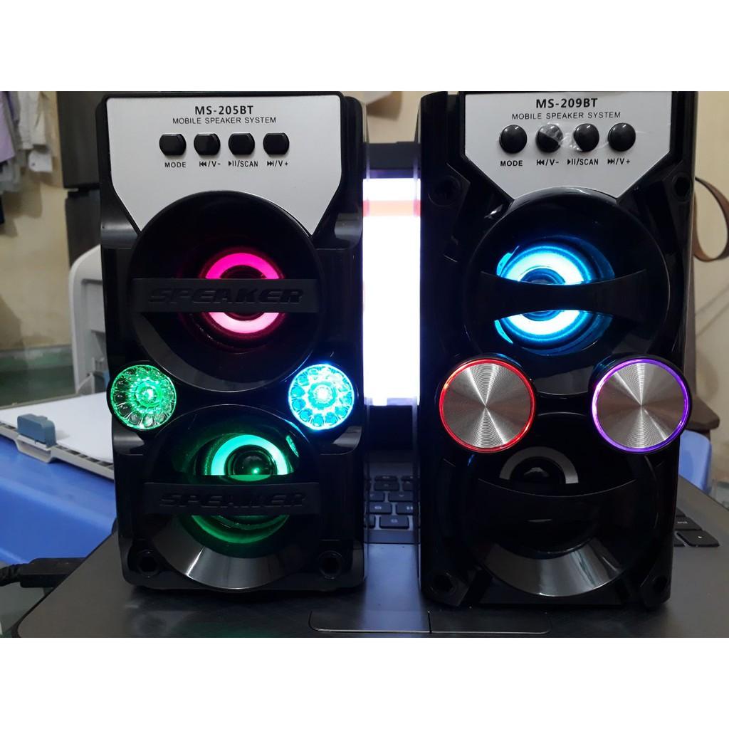 Loa Bluetooth xách tay MS-209 BT Âm thanh ấm
