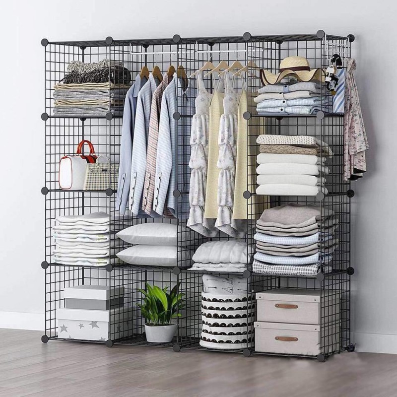 Lưới Sắt Thép Lắp Ghép Đa Năng làm Tấm Trang Trí, Giá Để Sách, Tủ Kệ, Chuồng Nuôi Thú Cưng Giacucsoc