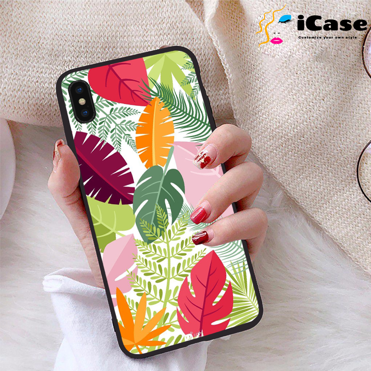 Ốp lưng iPhone Xs Max viền dẻo TPU BST Hoa