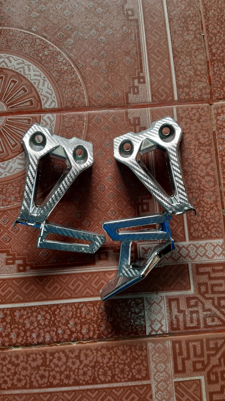 cặp ốp gác chân sau mạ crom xe winner