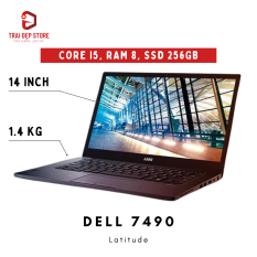 Máy tính Laptop Dell Laititude 7490 Core i5, Ram 8, SSD 256, 14inch Full HD