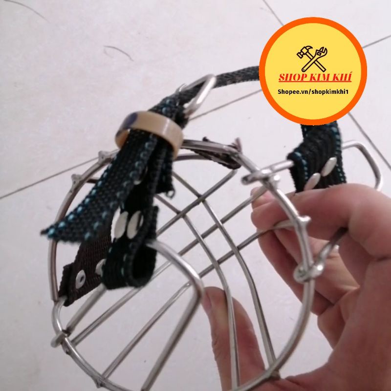 Dọ (rọ) mõm chó to bé inox