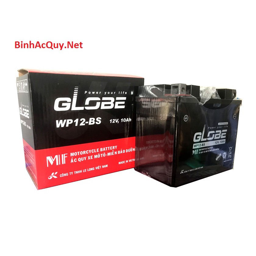 Ắc quy xe vespa globe wp12-bs