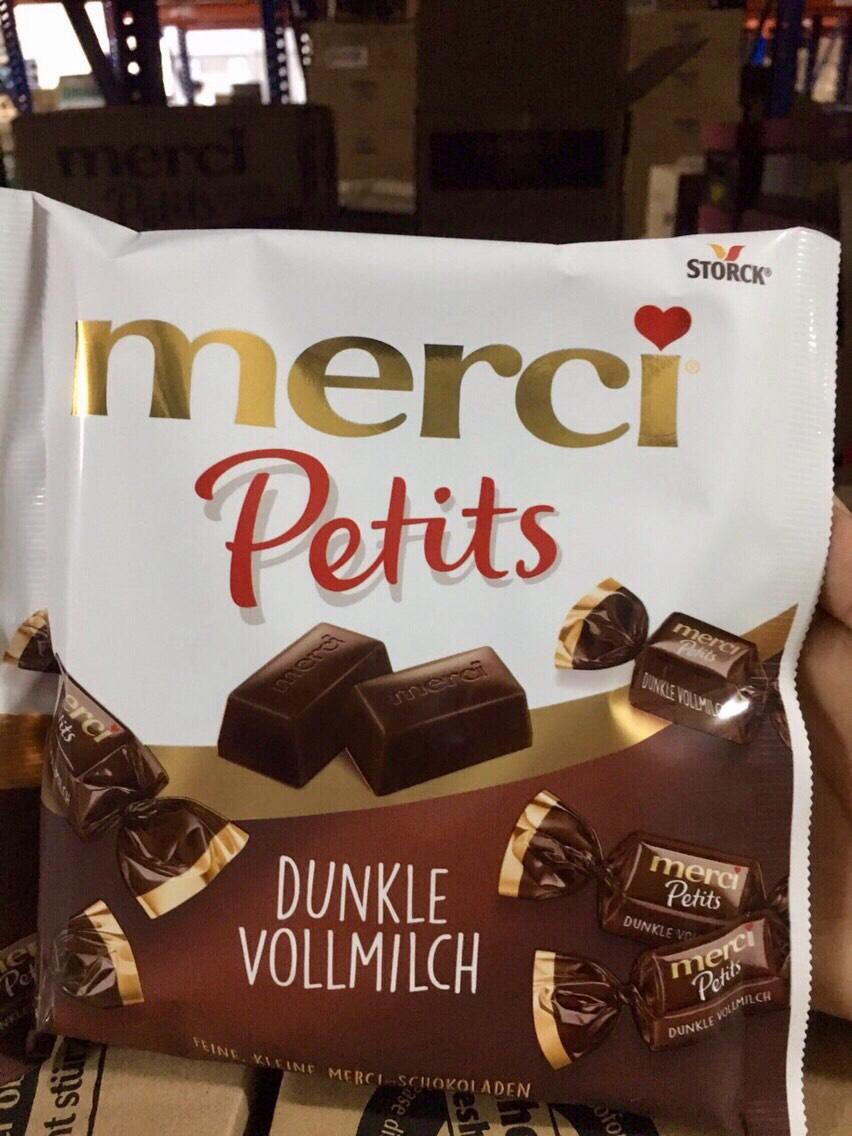 Merci sô cô la đen và sữa 125g