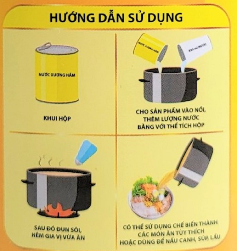 [Hộp 820ml] NƯỚC XƯƠNG HẦM THỊT HEO [VN] VISSAN Pork Bone Broth (vvk-hk)
