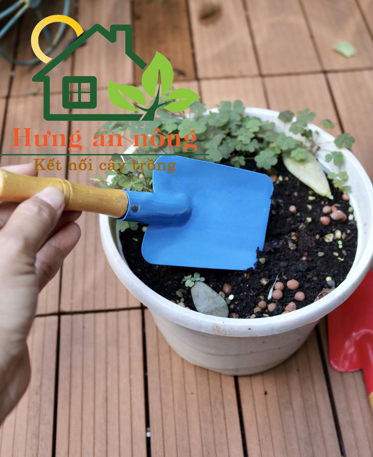 Bộ cuốc xẻng lớn 3 màu làm vườn L2