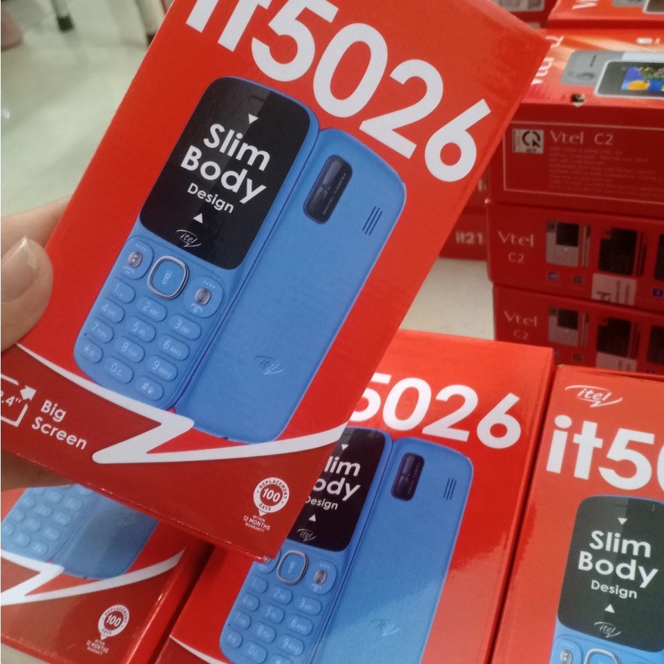 Điện thoại itel it5026 mới Fullbox - Bảo hành 12 tháng
