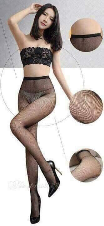 Quần tất lưới không đường gân