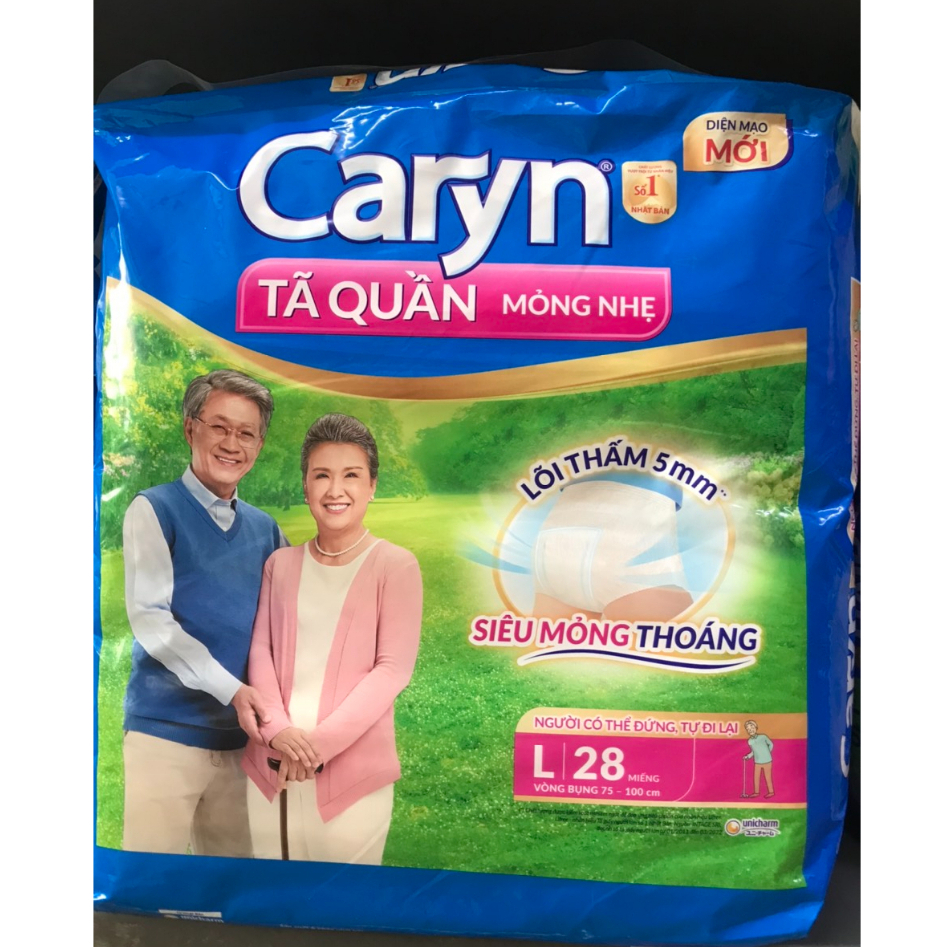 {TẶNG 2 MIẾNG}-TÃ QUẦN CARYN MỎNG NHẸ SIZE M32, L28,XL24