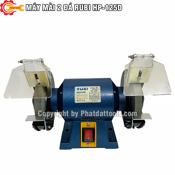 Máy Mài Hai Đá  RUBI HP-125D máy mài 2 đã mini
