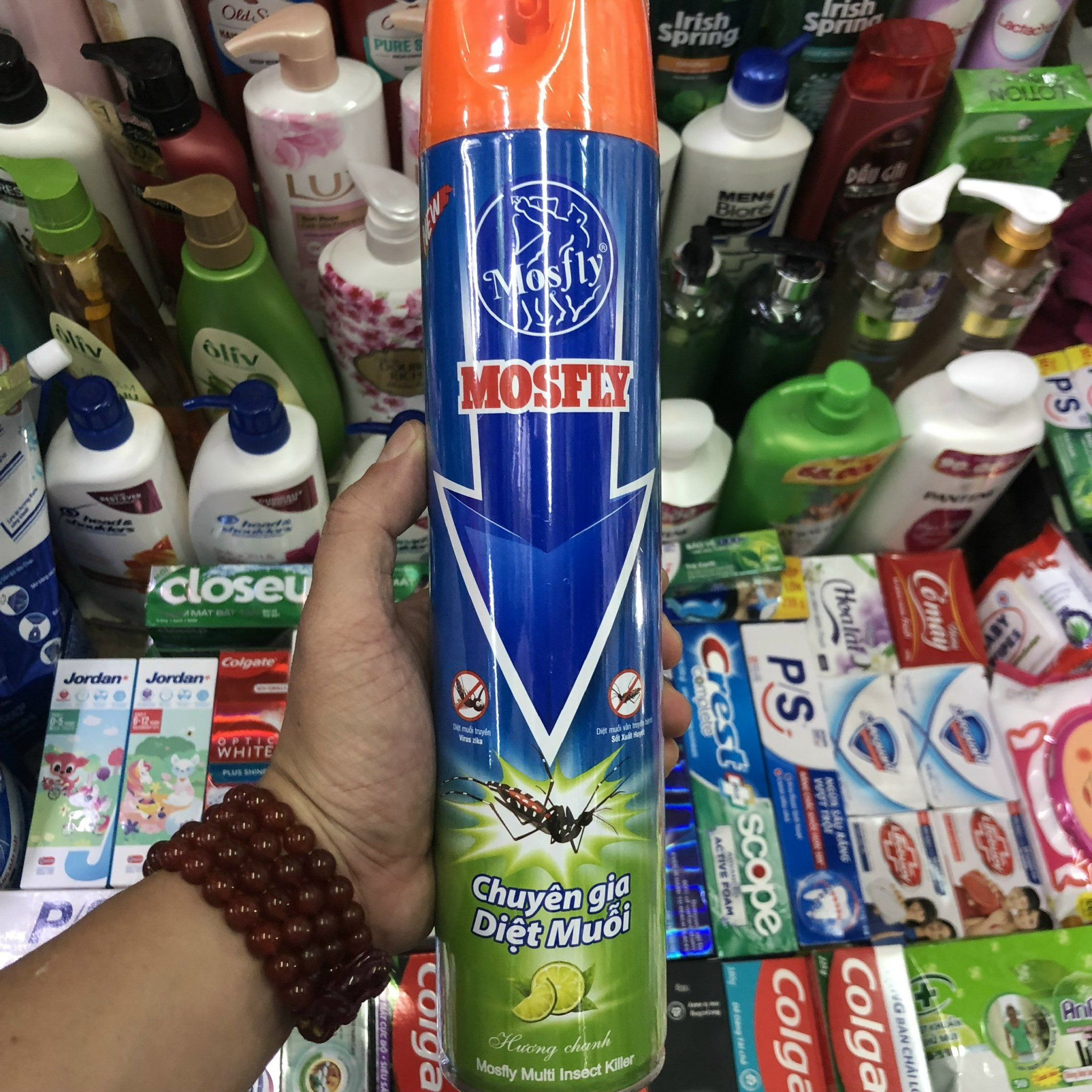 Bình xịt muỗi Mosfly hương chanh 600ml