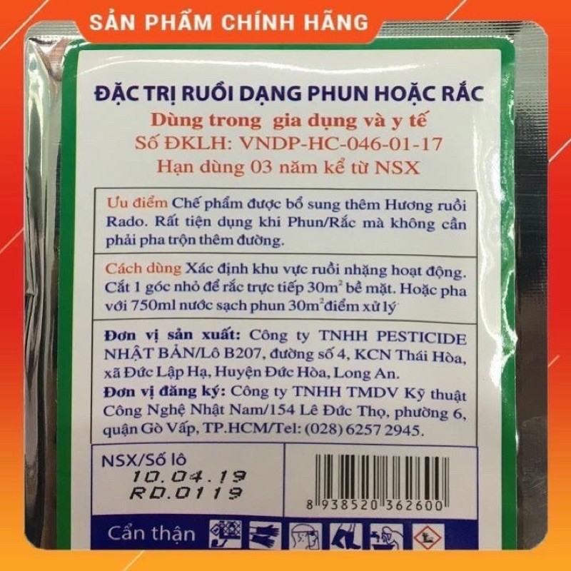 [ Siêu phẩm diệt ruồi RADO - gói 20g ]