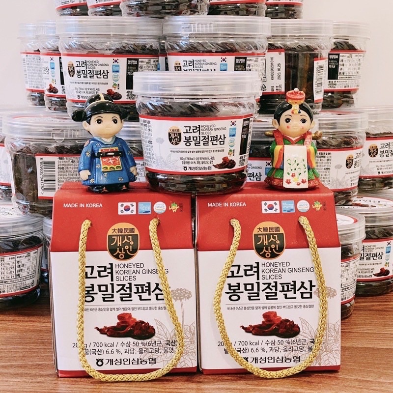 [MẪU MỚI] Sâm lát tẩm mật ong NONGHYUP 200g