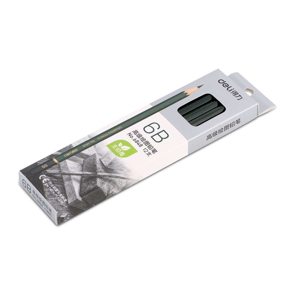 01 Cây Bút Chì Mỹ Thuật Deli 3B 4B 5B 6B