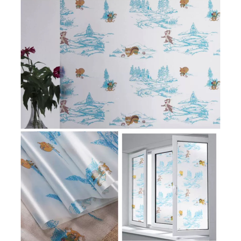 5 Mét Decal Dán Kính Mờ Khổ 60cm Rộng Có Keo -PK501