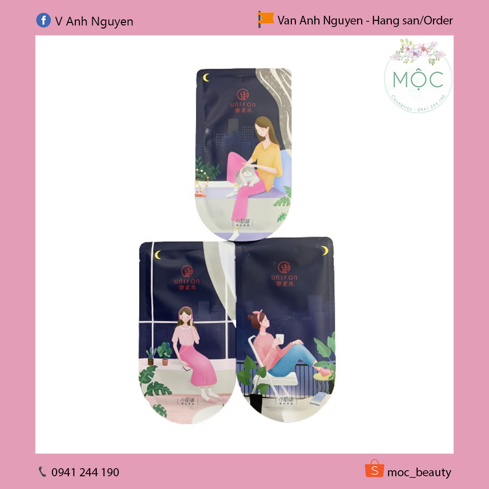Set 3M mặt nạ cô gái Unifon