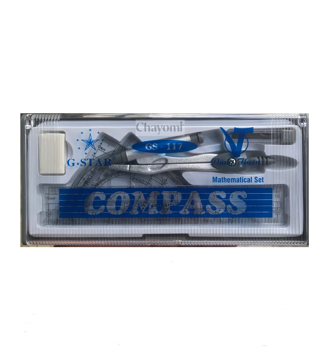 Compass bộ G-star U-117 gồm 7 chi tiết