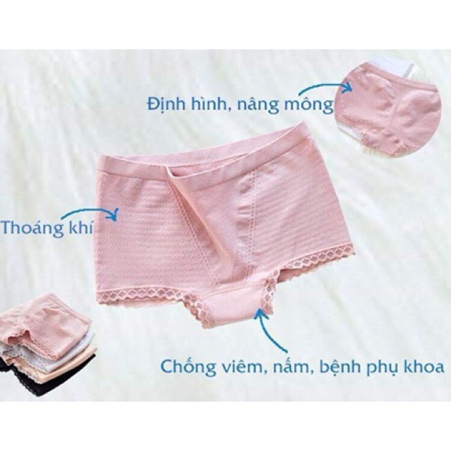 Mới - Quần Lót Kháng Khuẩn Nâng Mông