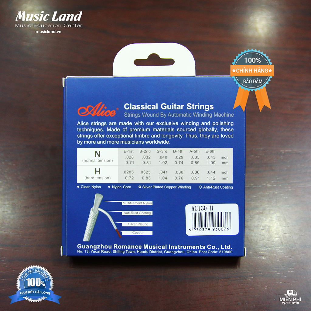 Dây Đàn Guitar Classic Alice AC130 – Chính Hãng