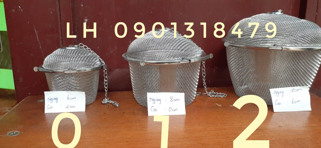 Lồng INOX đựng gia vị Phở viền nhỏ