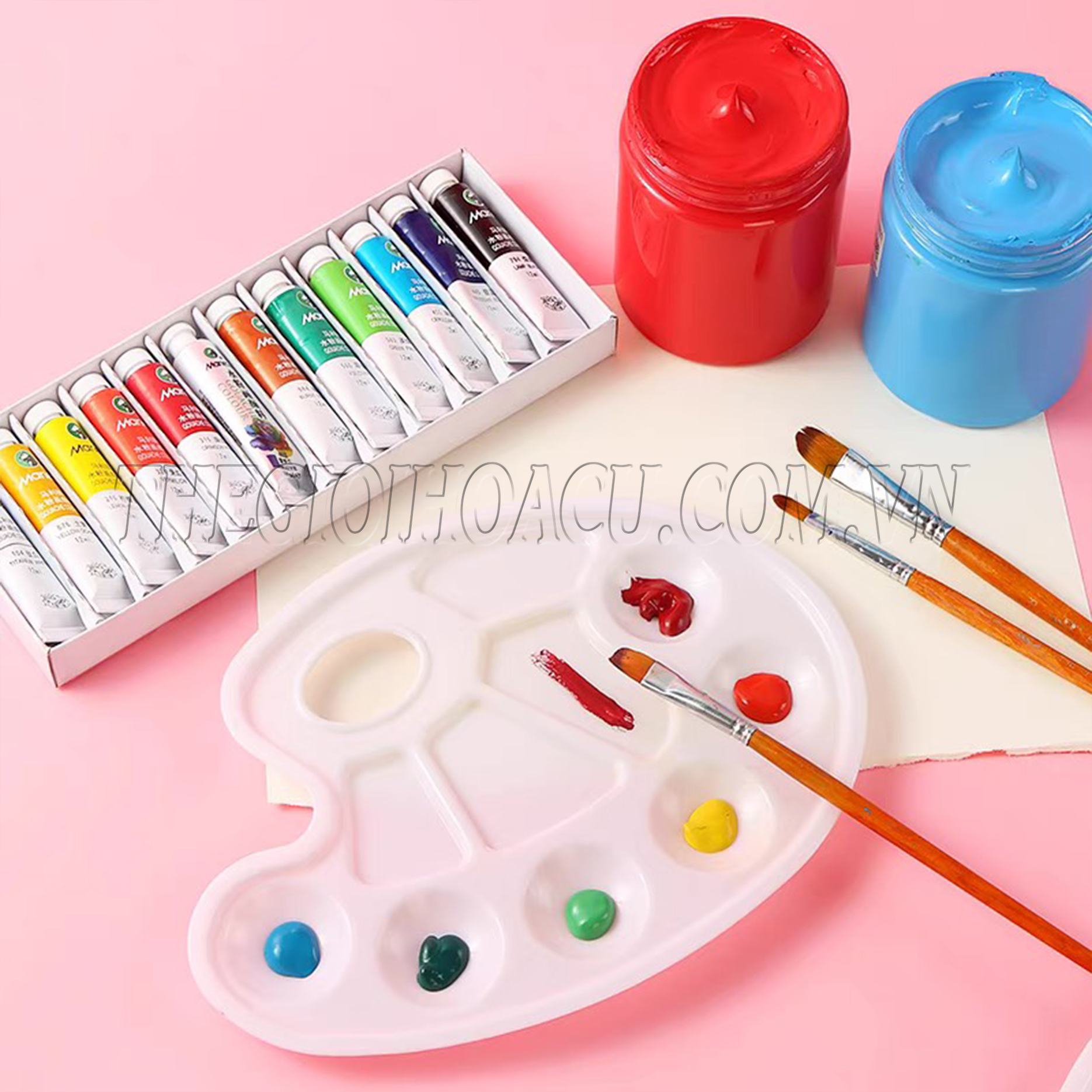 [HCM]Khay Bảng pha màu Nhựa (Palette)