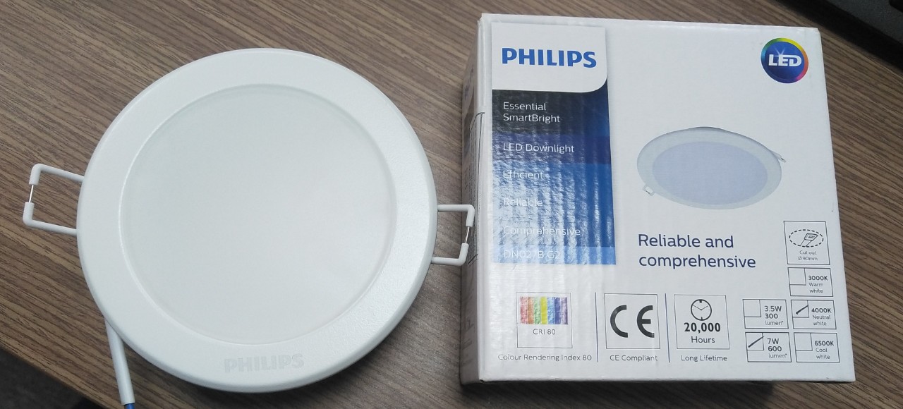 Đèn âm trần Philips DN027B 7w G2 D90