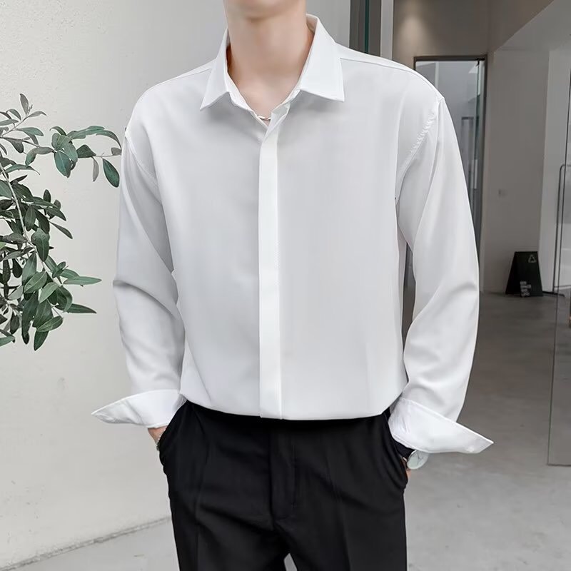 ÁO SƠ MI NAM TAY DÀI CÔNG SỞ CAO CẤP CHUẨN PHONG CÁCH HÀN QUỐC