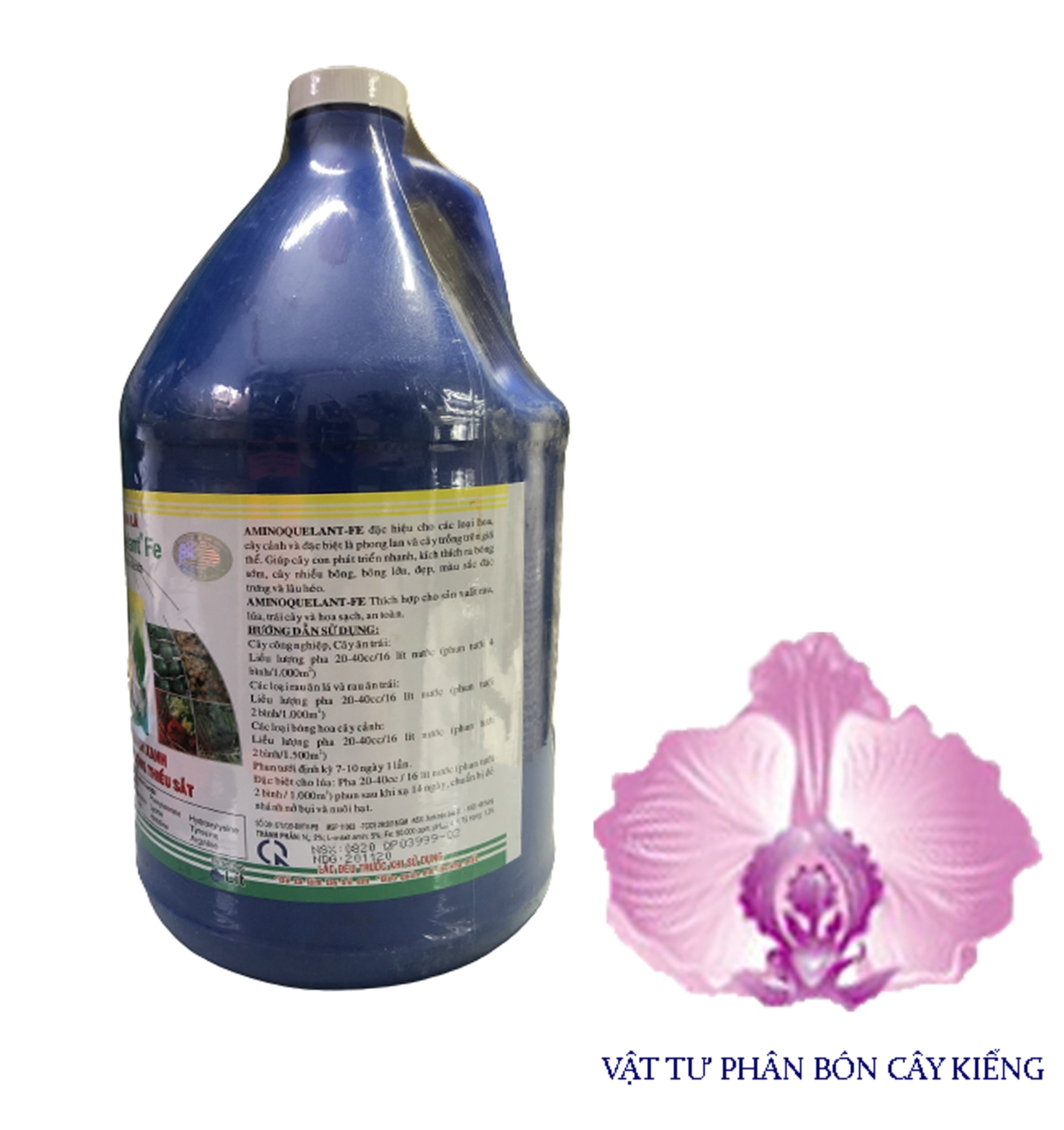 Phân Bón Lá Amino Quelant Fe - #068A# 1gallon