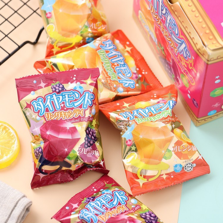 1 bịt kẹo mút nhẫn kim cương Nhật Bản