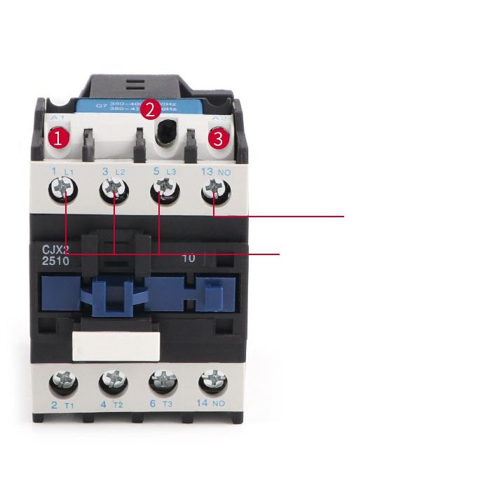 Khởi động từ (contactor) CJX2 380V/25A (Đen)