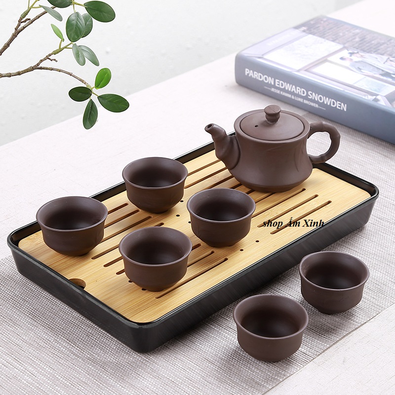 Bộ ấm chén có kèm khay