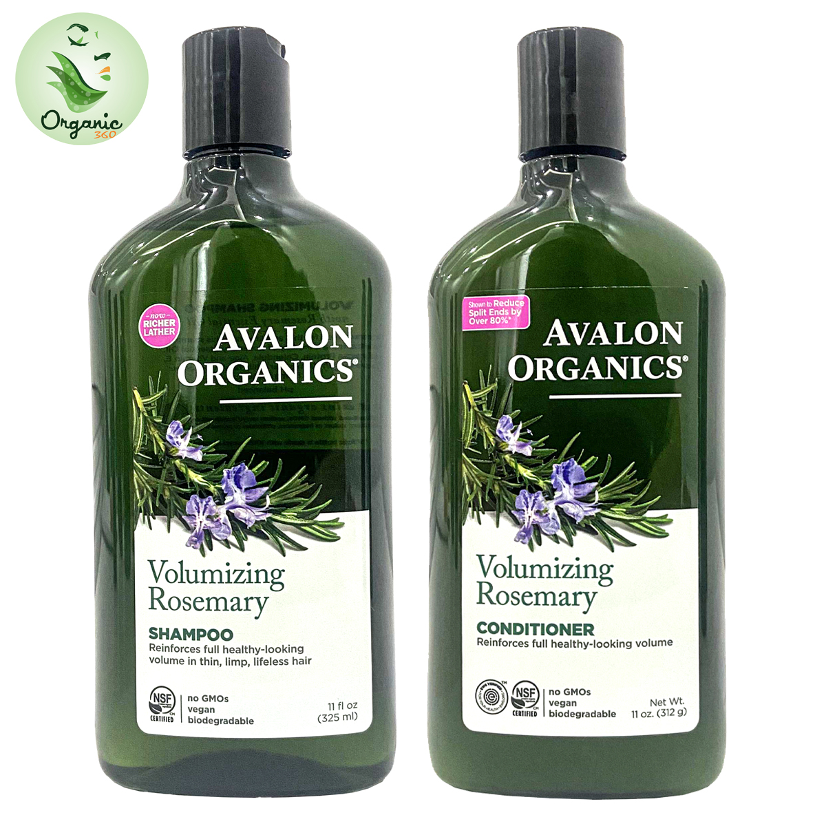 Avalon Organics Organic Shampoo - Conditioner - Shower Gel