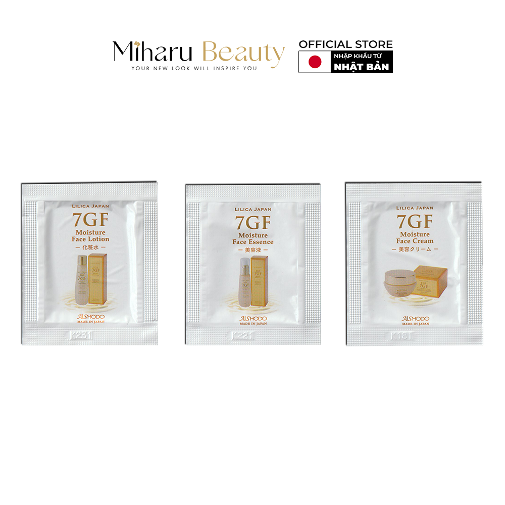 [GIFT] 2 Bộ Ba Sample 7GF Face Lotion, 7GF Face Essence, 7GF Face Cream