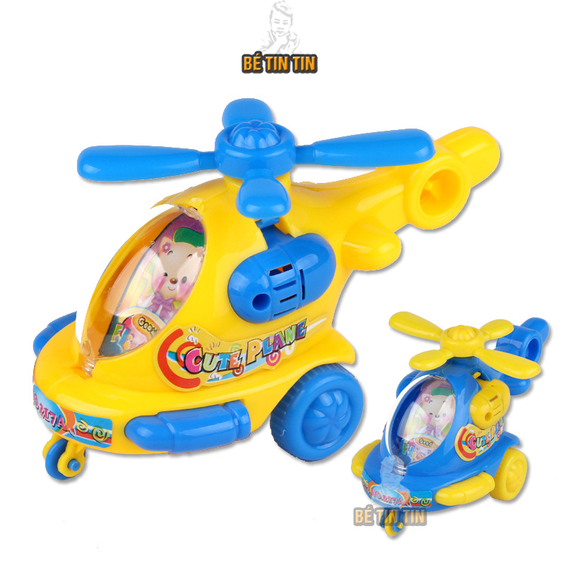 Đồ chơi máy bay trực thăng mini chạy bằng dây cót 216A