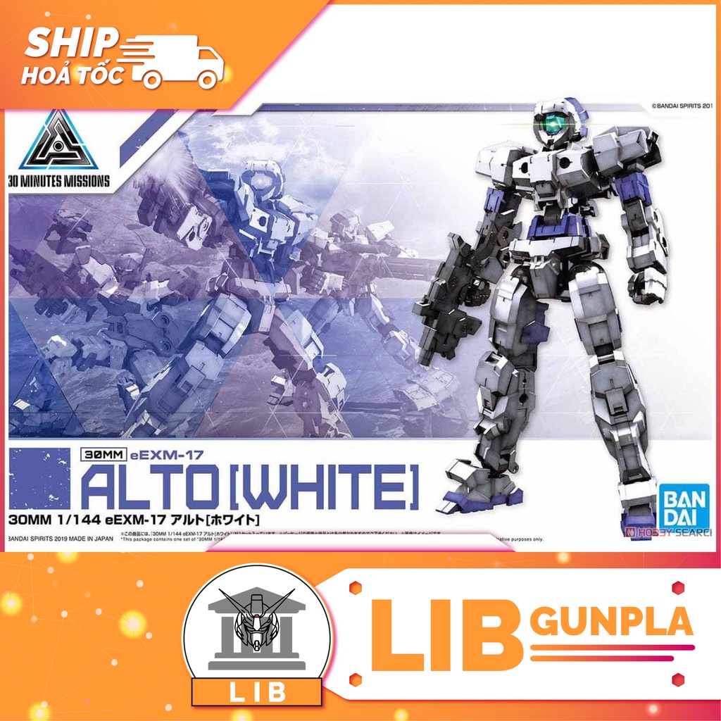 Mô Hình Lắp ráp Bandai 30MM eEXM-17 Alto - White