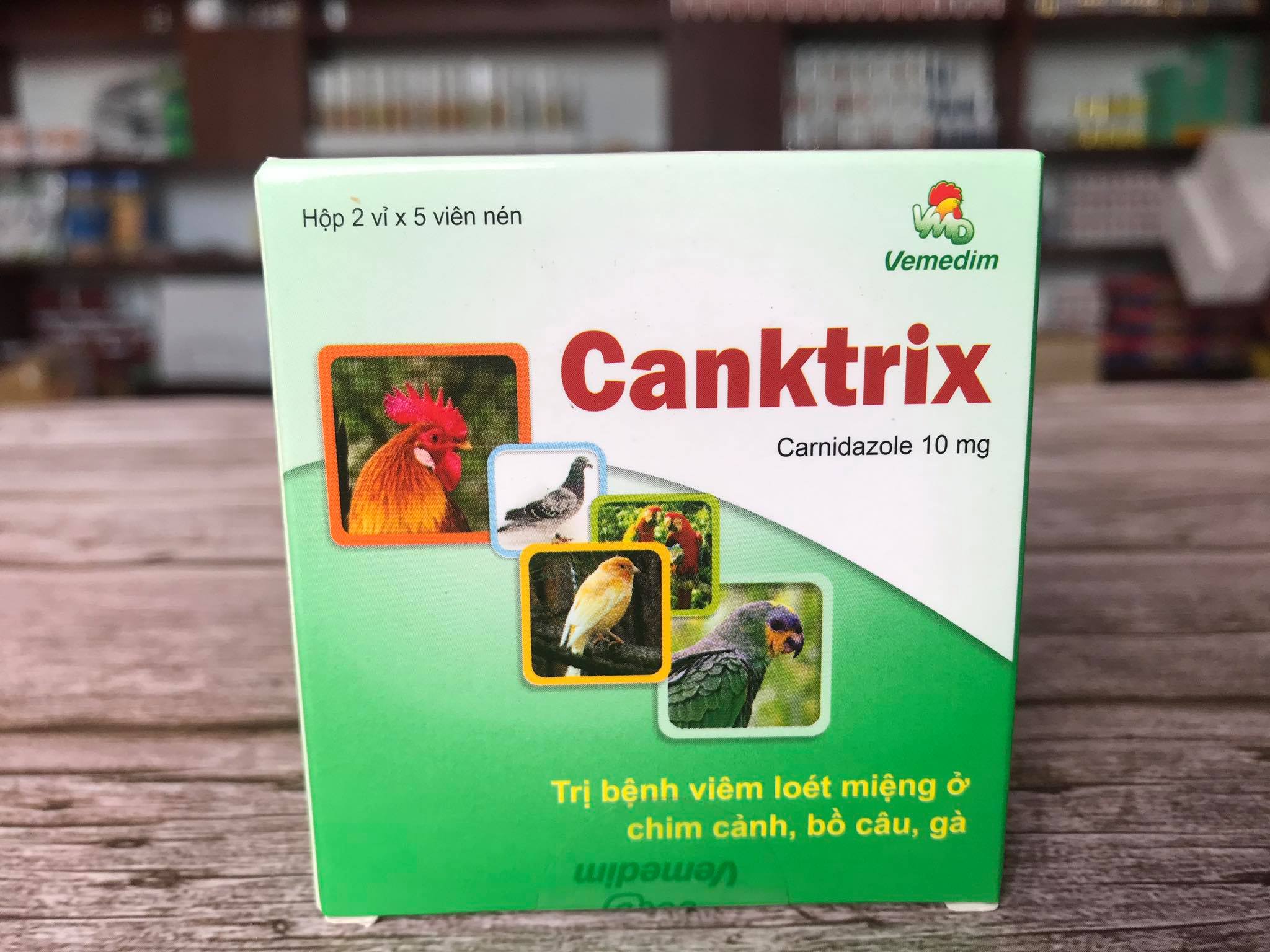 CANKTRIX NẤM, ĐẸN HỌNG CHO GÀ ĐÁ 10 VIÊN