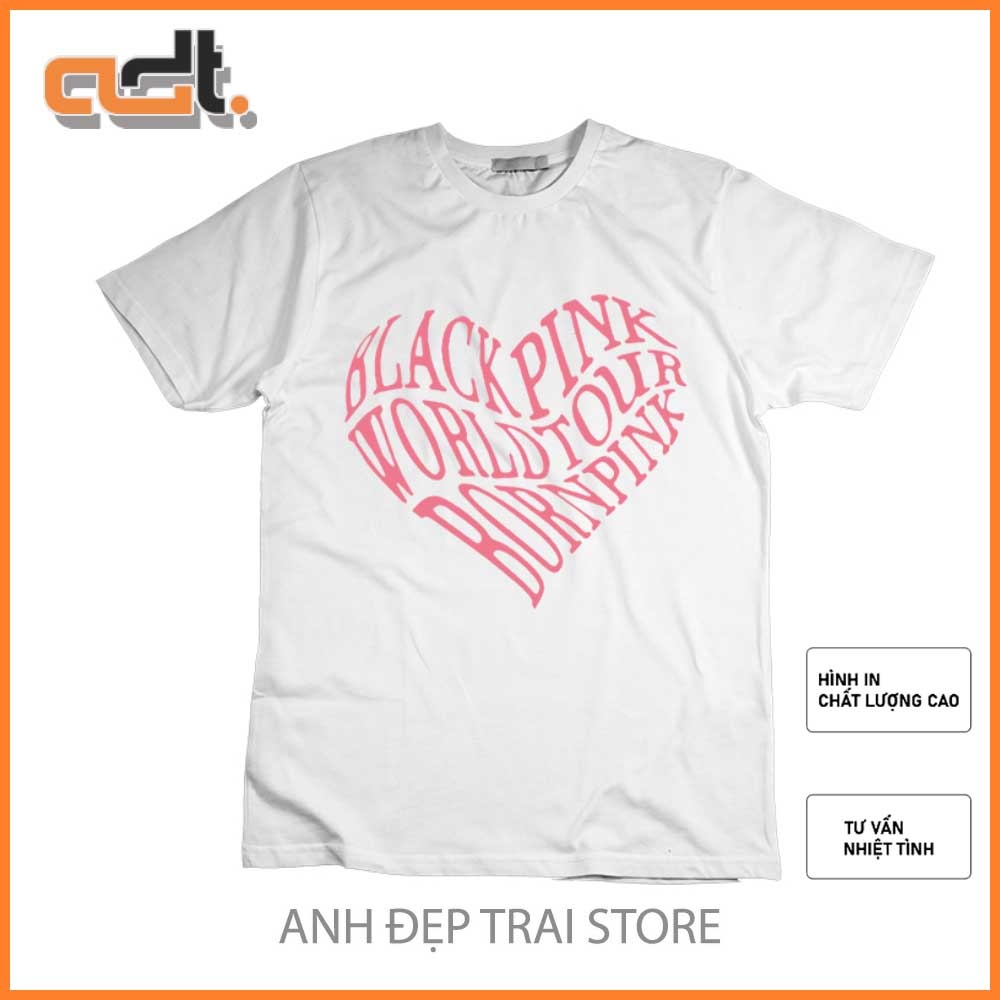 Áo thun blackpink kpop born pink world tour cực chất giá rẻ | basic anime store
