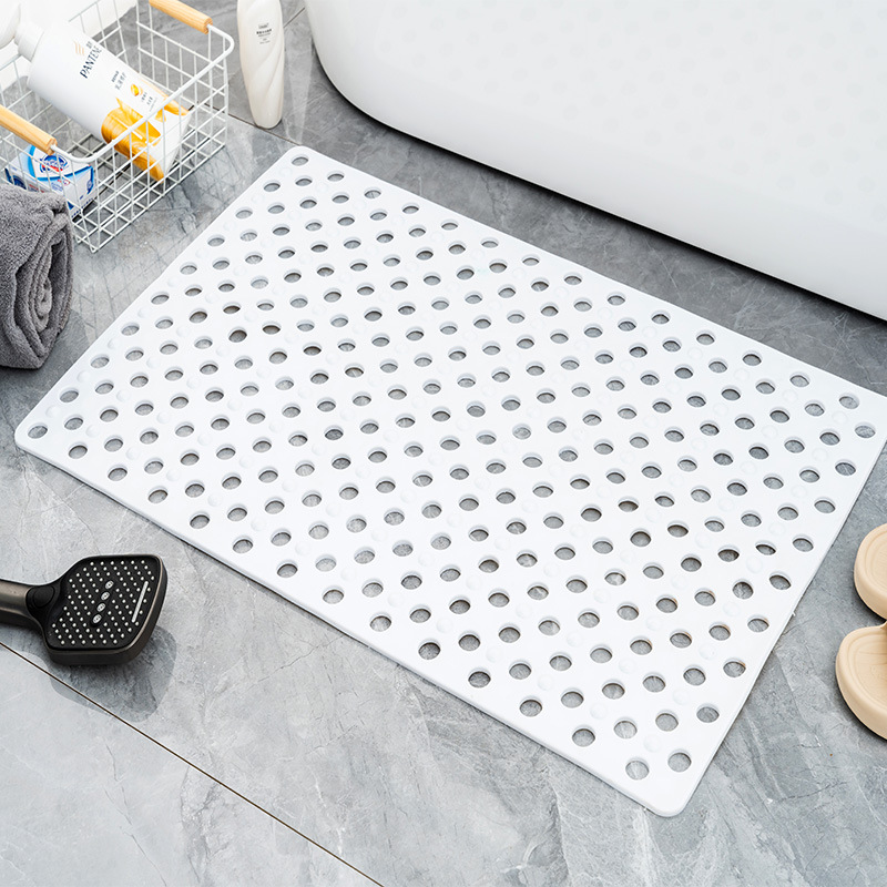 Bathroom non-slip carpet kitchen non-slip mat bathroom floor mats premium non-slip massage mats baby non-slip mat bath mats large hole quick-drying hollow cup household eco-friendly PVC vacuum suction