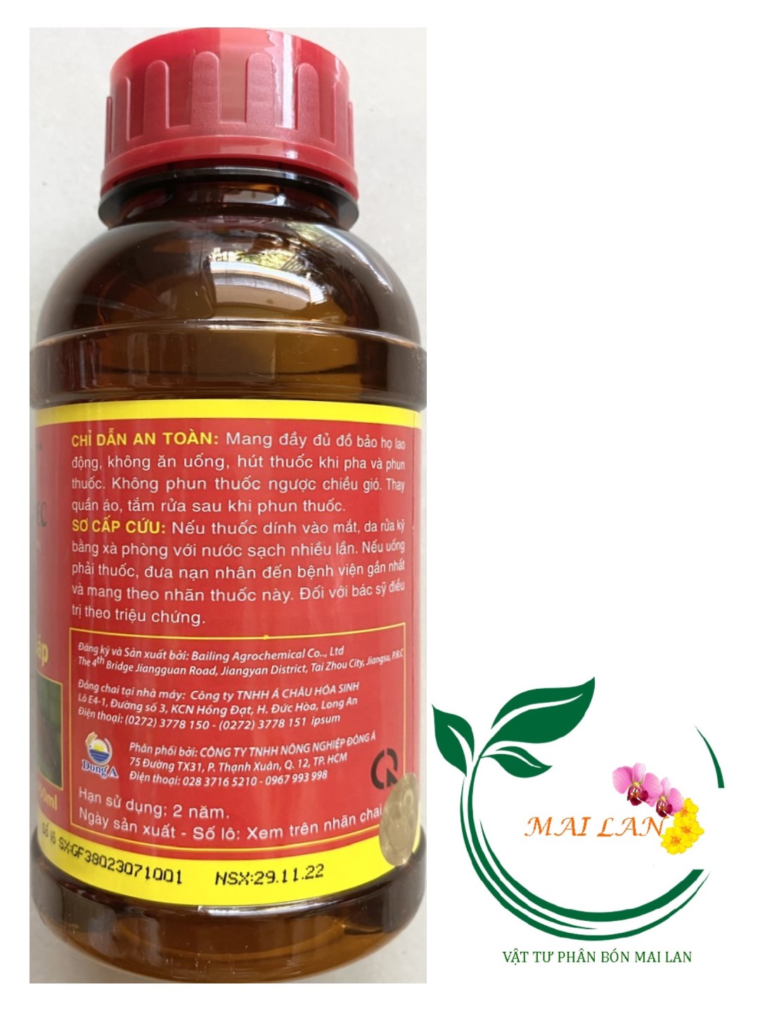 THUỐC TRỪ SÂU BINHFOS 50EC - #019B# 450ml