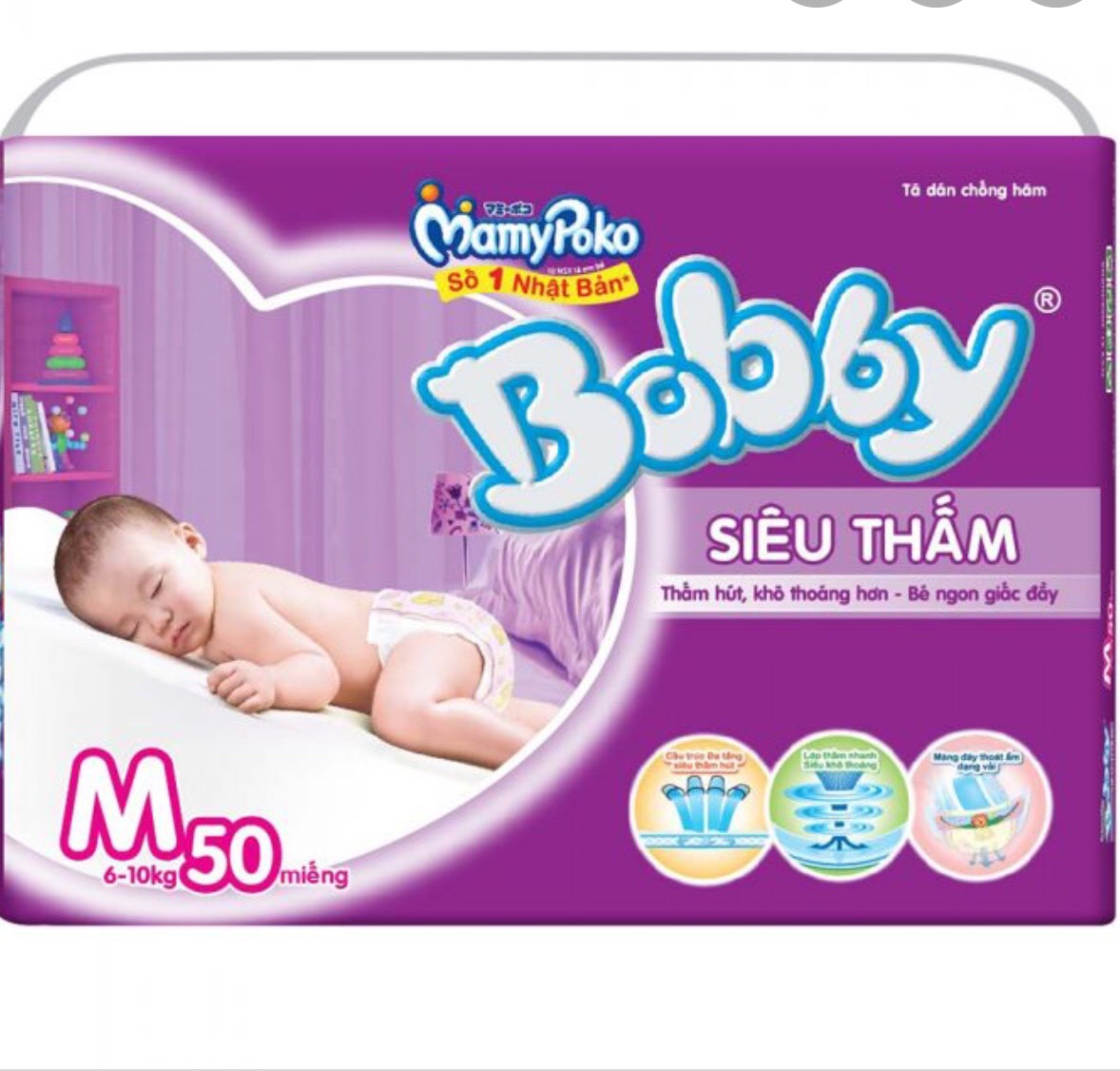 [HCM]Tả dán bobby size M50
