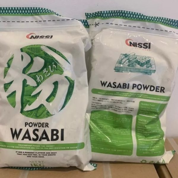 ( CHUẨN NHẬT ) Bột Mù Tạt Wasabi Nissi (1kg/gói)