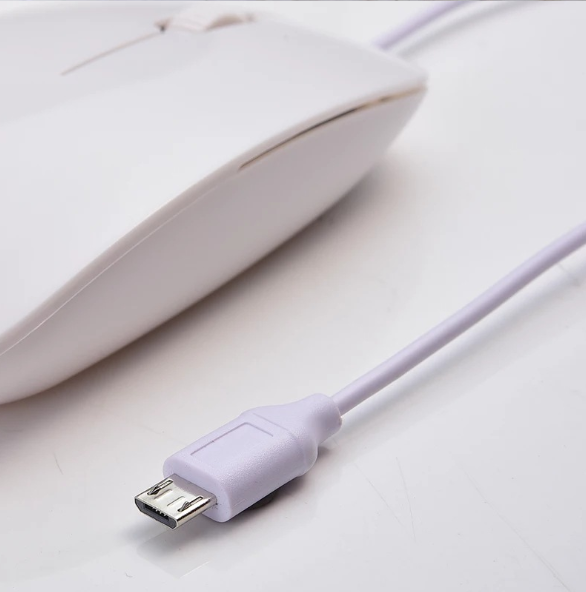 [Hcm]Android Mouse with Led Light for Keyboard Case (Micro USB Port)