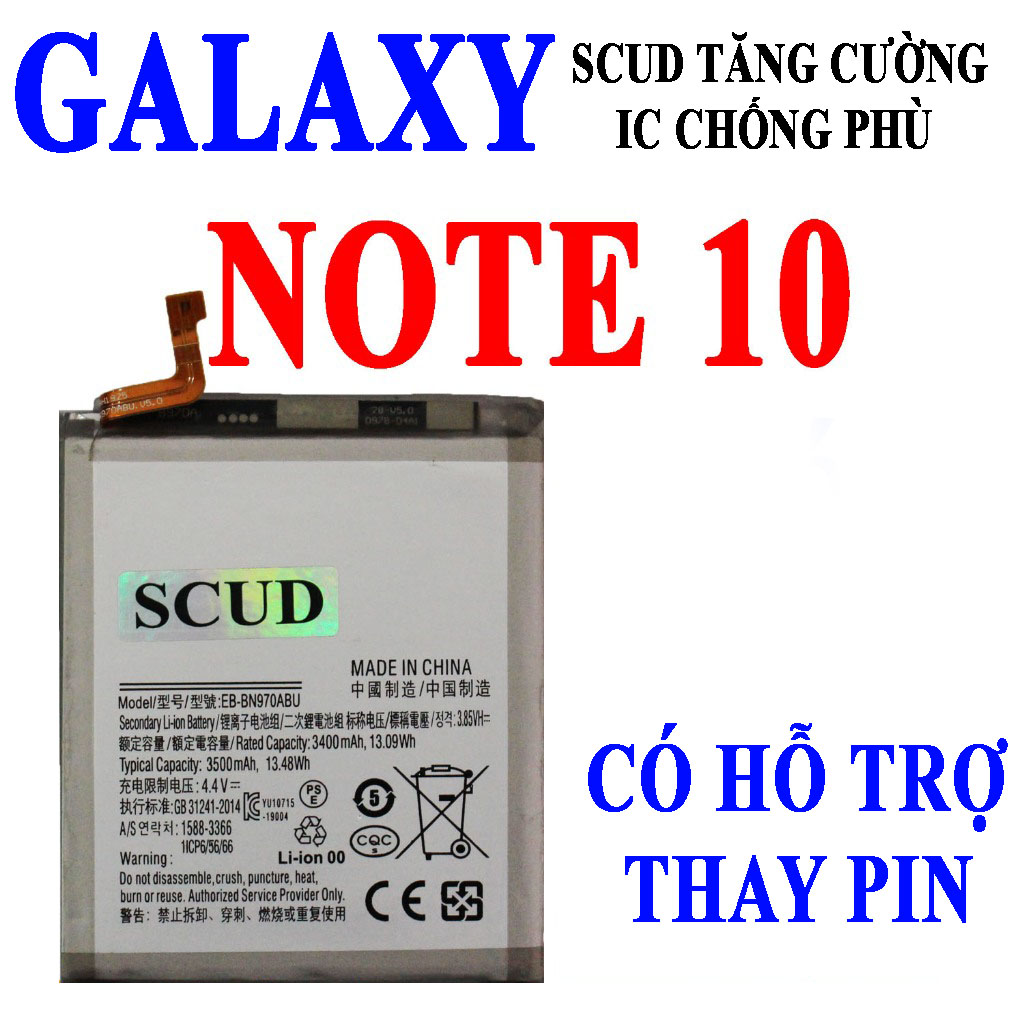 Pin Scud cho Samsung Galaxy Note 10 dung lượng 3500mAh