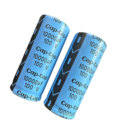 Tụ nguồn audio ampli amply cục đẩy cap-top 100v 10000uf 30x70mm